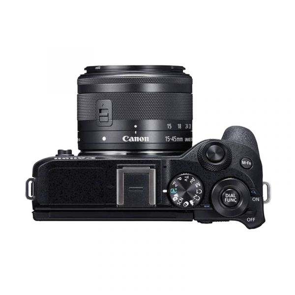 canon eos m6 mark ii kit ef m 15 45mm is stm black