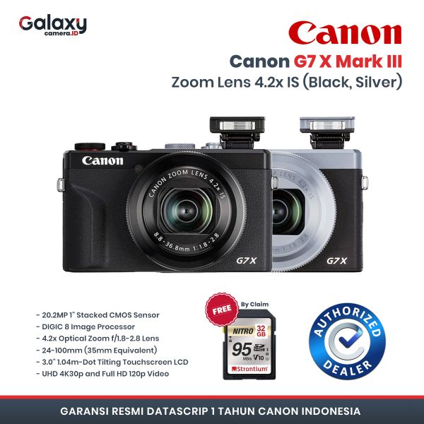 canon powershot g7x mark iii black harga murah dan spesifikasi