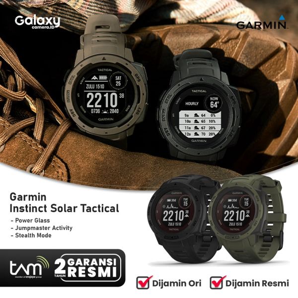 Garmin Instinct Solar Tactical Edition Desember 2024