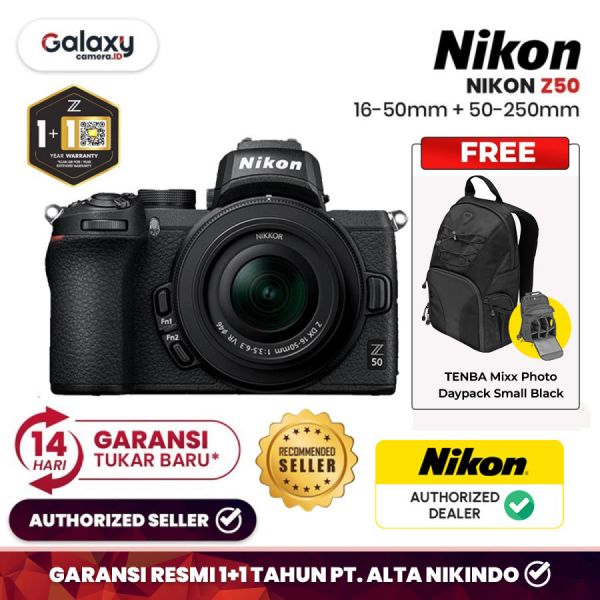 Nikon Z50 Kit 16-50mm + 50-250mm Harga Terbaik dan Nikon Z50 Kit 16-50mm + 50-250mm Harga Terbaik dan