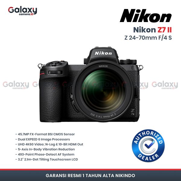 nikon z7 ii kit z 24 70mm f 4 s