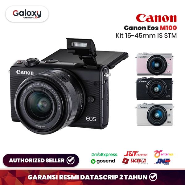 canon eos m100 kit 15 45mm white harga terbaik dan spesifikasi