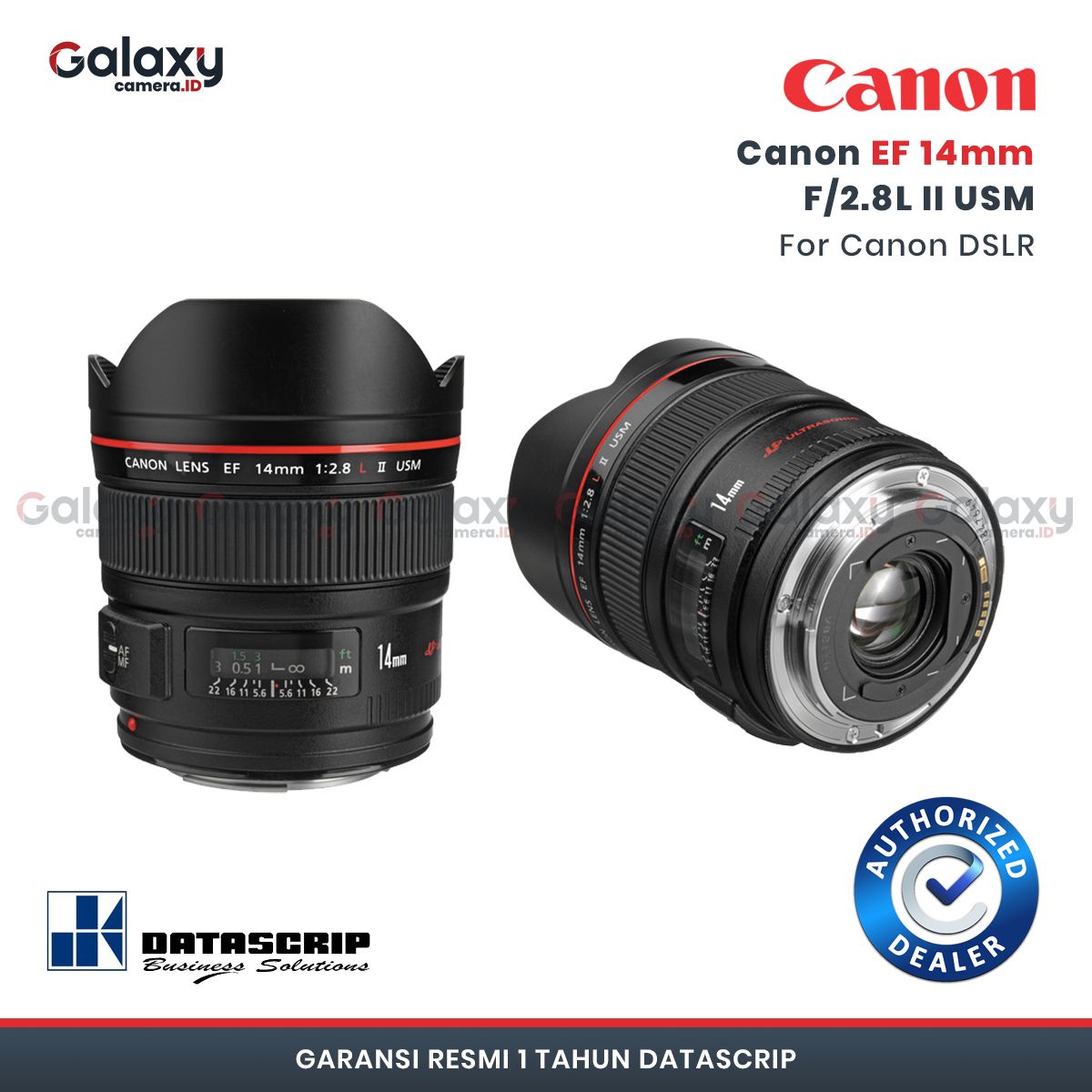 lensa canon ef 14mm f 2 8l ii usm