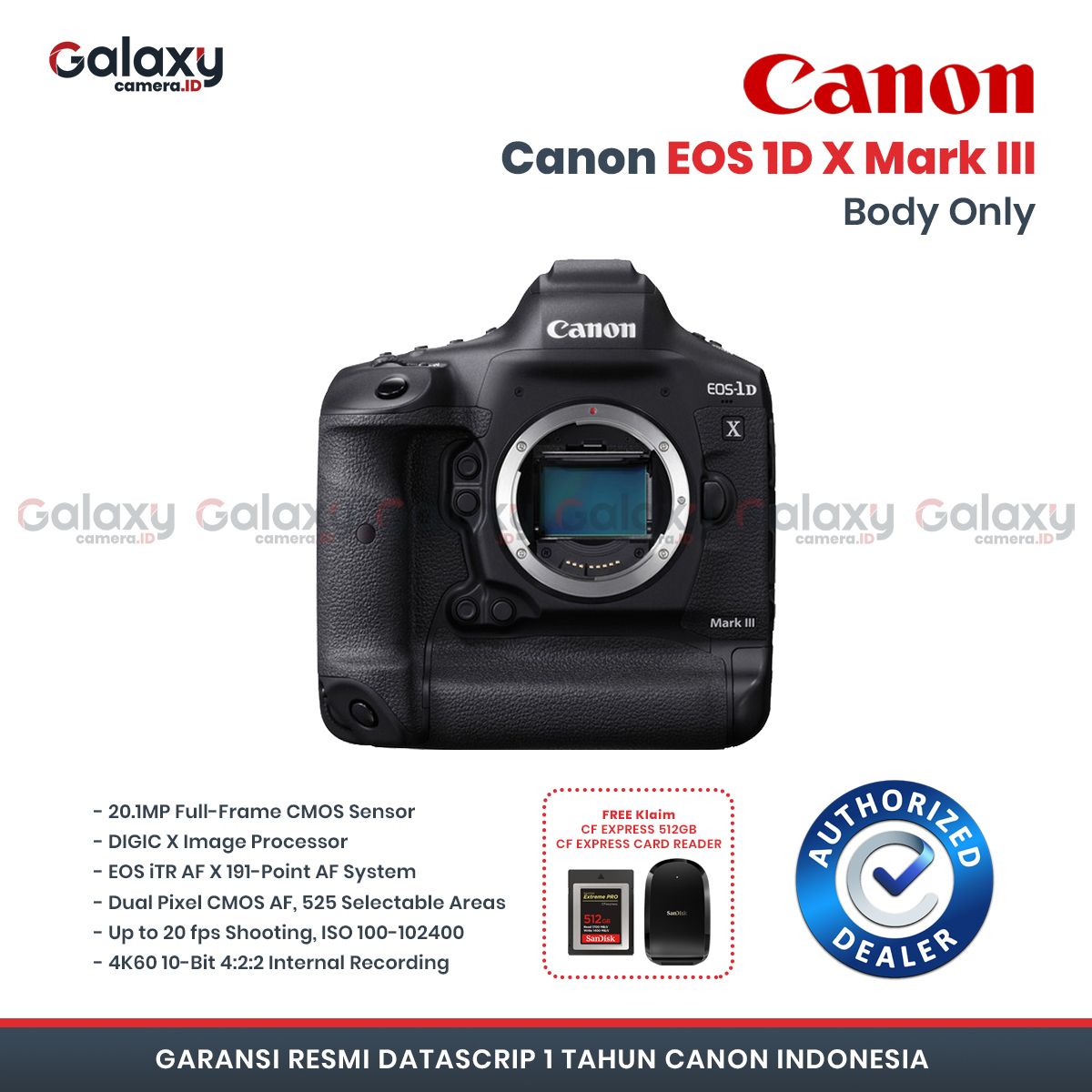 canon eos 1d x mark iii body