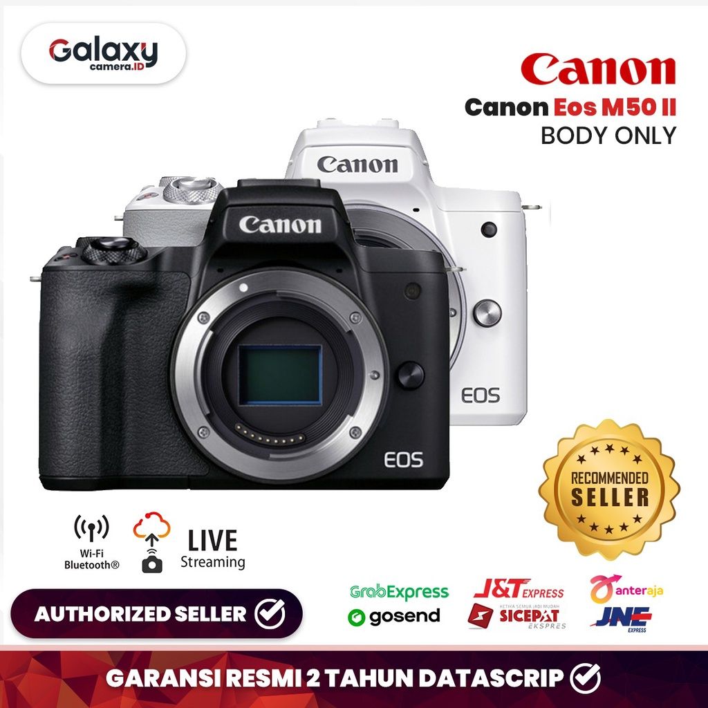 canon eos m50 mark ii body white