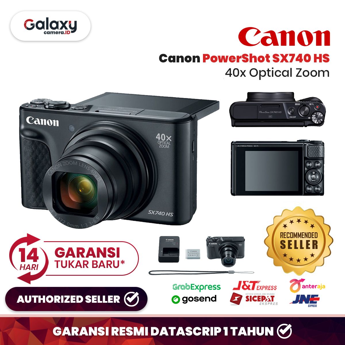 canon sx740 webcam