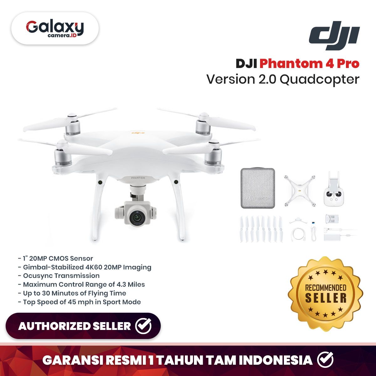 DJI Phantom 4 PRO V2.0 EU Harga Terbaik dan Spesifikasi Maret 2024