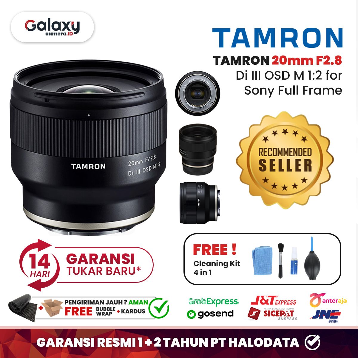 Lensa Tamron 20mm F2.8 Di III OSD M 1:2 for Sony E Mount Lensa Tamron 20mm F2.8 Di III OSD M 1:2 for Sony E Mount
