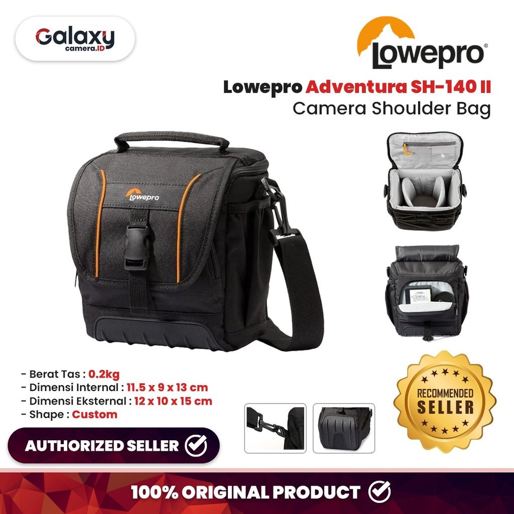 Jual Tas Camera Lowepro Adventura SH 140 II Harga dan Spesifikasi Galaxycamera.id Oktober 2024
