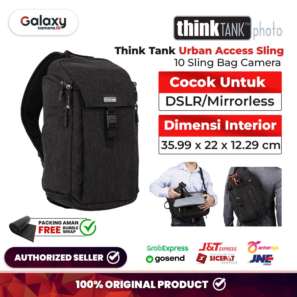 Think Tank Urban Access Sling 10 Bag Camera Thinktank Tas Kamera Oktober 2024
