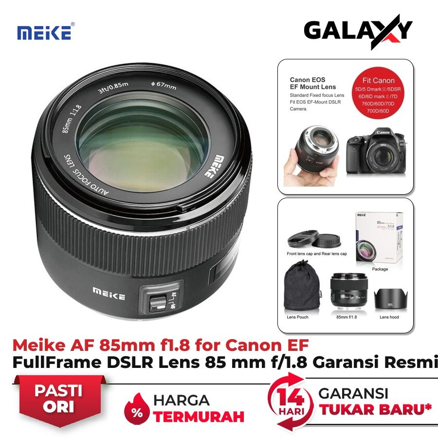 Meike AF 85mm f1.8 for Canon EF FullFrame Maret 2025 Meike AF 85mm f1.8 for Canon EF FullFrame Maret 2025