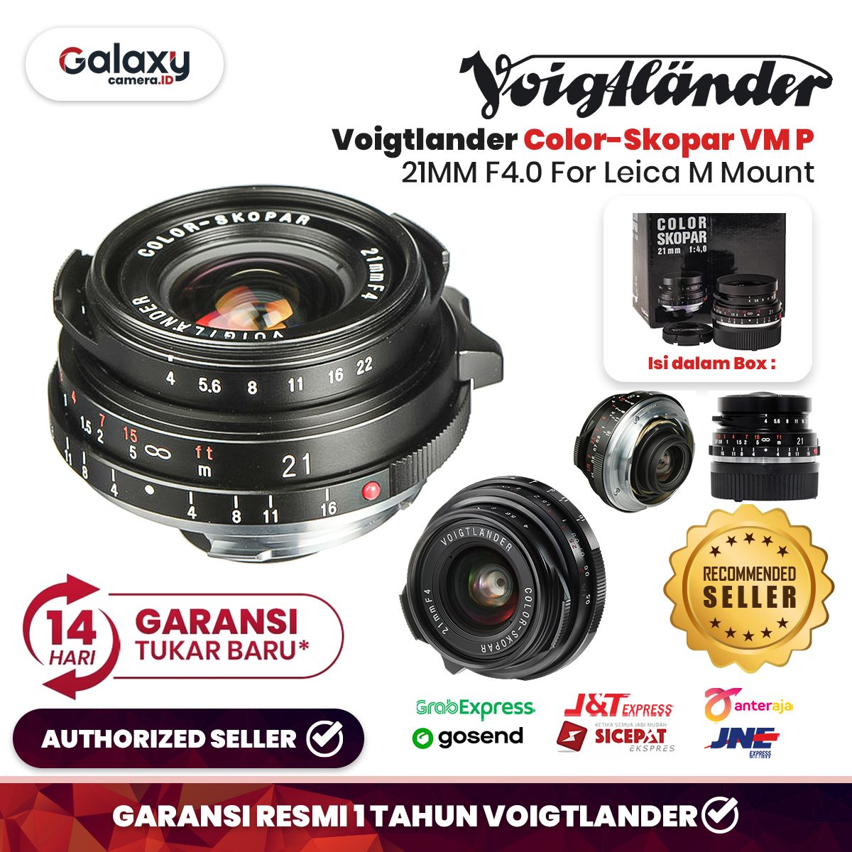 満点の Voigtländer 21mm F4 VM + viewfinder セット（Leica M Lens レンズ(単焦点)
