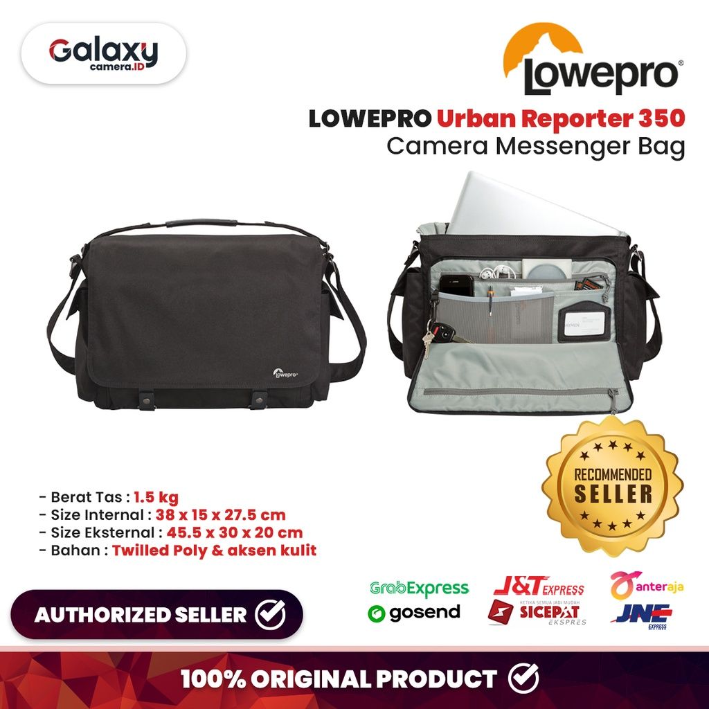 Tas Camera Lowepro Urban Reporter 350 Messenger Bag Desember 2024