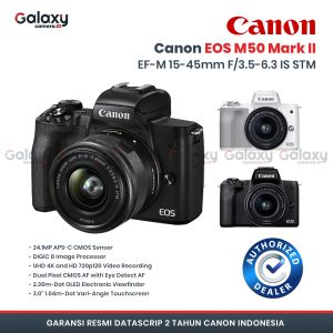 canon eos m50 mark ii double kit black
