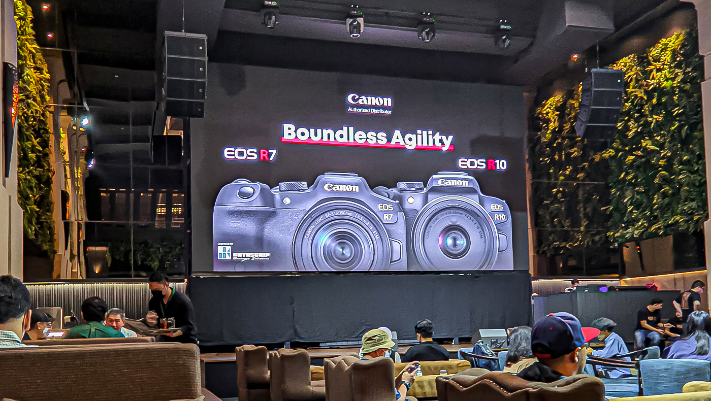 Suasana di acara Launching Canon EOS R7 dan R10 di tanggal 14 Agustus lalu.