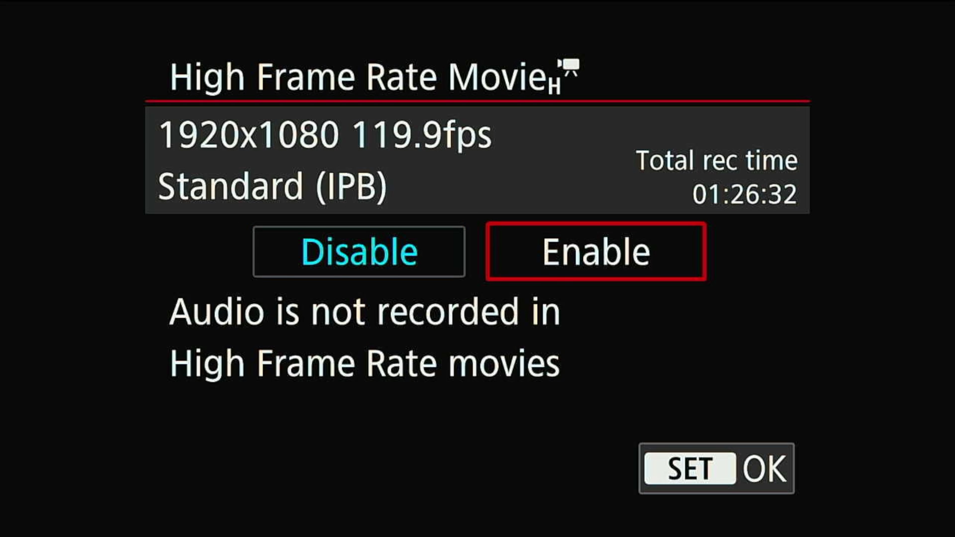 Mode High Frame Rate Movie pada kamera Canon EOS R10