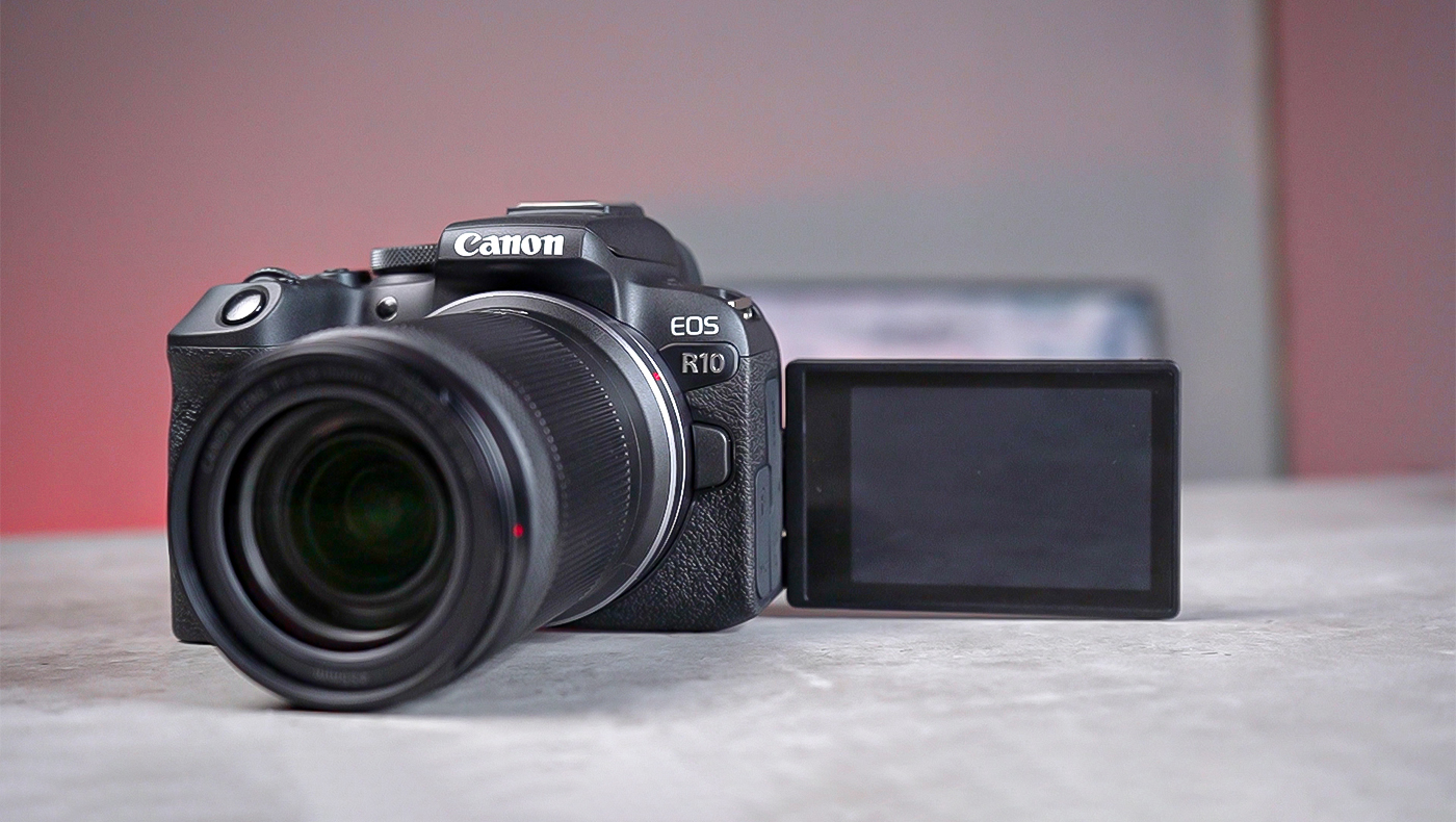 Layar vari-angle dari Canon EOS R10