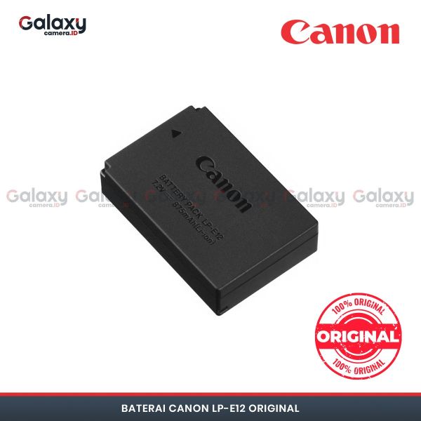 jual baterai canon lp e12 original harga dan spesifikasi galaxycamera id